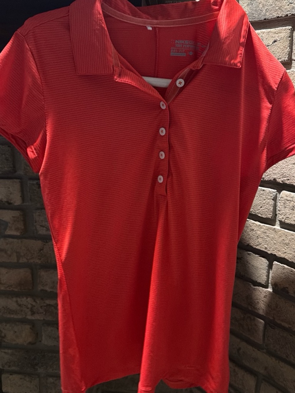 Nike Red Short Sleeve Polo Shirt